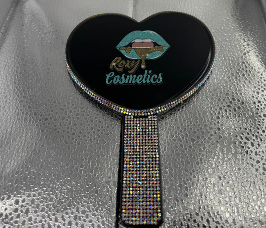 Black Heart-Shaped Mirror