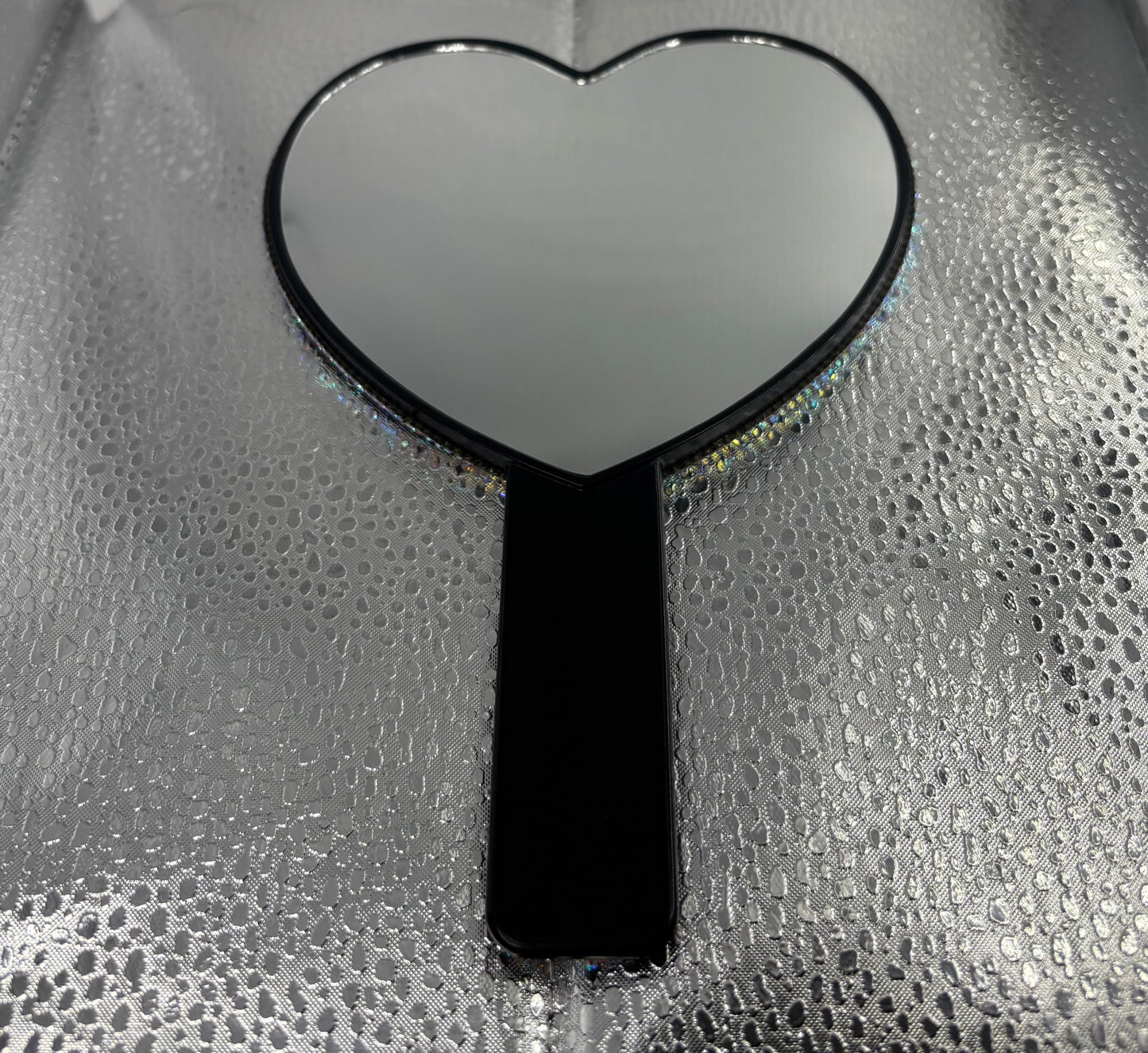 Black Heart-Shaped Mirror